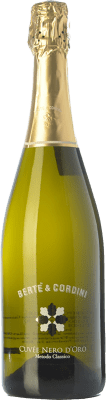 25,95 € Envio grátis | Espumante branco Bertè & Cordini Nero d'Oro D.O.C.G. Oltrepò Pavese Metodo Classico Lombardia Itália Pinot Preto Garrafa 75 cl