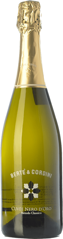 26,95 € Envoi gratuit | Vin Mousseux Blanc Bertè & Cordini Nero d'Oro D.O.C. Oltrepò Pavese Lombardia Italie Pinot Noir Bouteille 75 cl