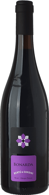 9,95 € Бесплатная доставка | Красное вино Bertè & Cordini Bonarda Vivace D.O.C. Oltrepò Pavese Ломбардии Италия Croatina бутылка 75 cl
