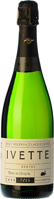 15,95 € Envoi gratuit | Vin Mousseux Blanc Bertha 1989 Brut Réserve D.O. Cava Catalogne Espagne Macabeo — Macabeu, Xarel·lo, Parellada Bouteille 75 cl