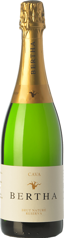 17,95 € Envoi gratuit | Vin Mousseux Blanc Bertha Brut Nature Réserve D.O. Cava Catalogne Espagne Macabeo — Macabeu, Xarel·lo, Parellada Bouteille 75 cl