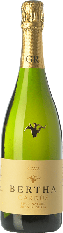 28,95 € Envoi gratuit | Vin Mousseux Blanc Bertha Cardús Grande Réserve D.O. Cava Catalogne Espagne Macabeo — Macabeu, Xarel·lo, Parellada 75 cl
