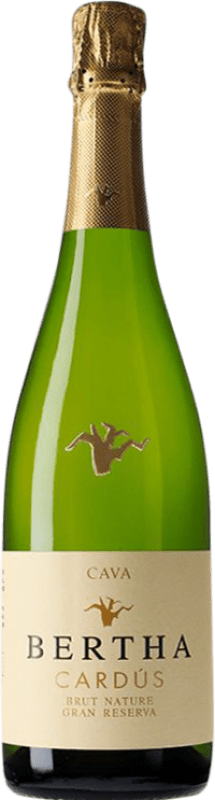 27,95 € Envio grátis | Espumante Branco Bertha Cardús Brut Nature — Bruto Natural Grande Reserva D.O. Cava Catalunha Espanha Macabeo, Xarel·lo, Parellada 75 cl