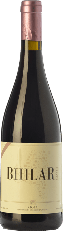 17,95 € Бесплатная доставка | Красное вино Bhilar старения D.O.Ca. Rioja Ла-Риоха Испания Tempranillo, Grenache, Viura бутылка 75 cl