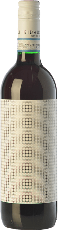 7,95 € Free Shipping | Red wine Bigagnoli Classico D.O.C. Bardolino Veneto Italy Corvina, Rondinella, Molinara Bottle 75 cl