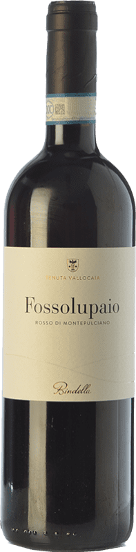 13,95 € 免费送货 | 红葡萄酒 Bindella Fossolupaio D.O.C. Rosso di Montepulciano 托斯卡纳 意大利 Syrah — 西拉, Sangiovese — 桑娇维塞 75 cl