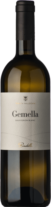 16,95 € Spedizione Gratuita | Vino bianco Bindella Gemella I.G.T. Toscana Toscana Italia Sauvignon Bianca Bottiglia 75 cl