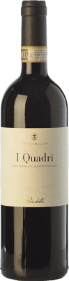 54,95 € Бесплатная доставка | Красное вино Bindella I Quadri D.O.C.G. Vino Nobile di Montepulciano Тоскана Италия Sangiovese — Санджовезе Бутылка 75 cl