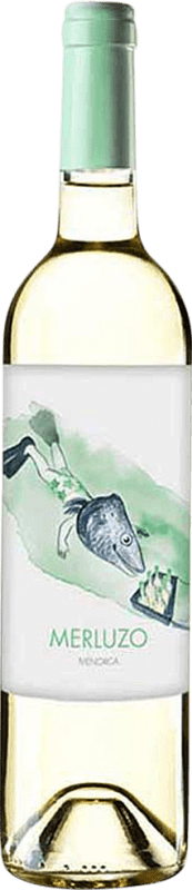 14,95 € Spedizione Gratuita | Vino Bianco Binifadet Merluzo I.G.P. Vi de la Terra de Illa de Menorca Isole Baleari Spagna Merlot, Malvasia, Moscato, Chardonnay 75 cl