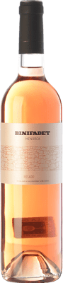 18,95 € Envio grátis | Vinho rosé Binifadet I.G.P. Vi de la Terra de Illa de Menorca Ilhas Baleares Espanha Merlot, Monastrell Garrafa 75 cl