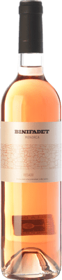 13,95 € Envío gratis | Vino rosado Binifadet I.G.P. Vi de la Terra de Illa de Menorca Islas Baleares España Merlot, Monastrell Botella 75 cl