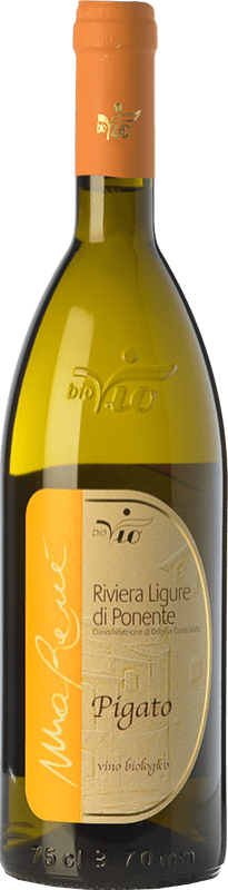17,95 € Envío gratis | Vino blanco BioVio Marené D.O.C. Riviera Ligure di Ponente Liguria Italia Pigato Botella 75 cl