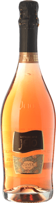 10,95 € Бесплатная доставка | Розовое игристое Bisol Jeio Cuvée Rosé I.G.T. Vino Spumante di Qualità Италия Merlot, Pinot Black бутылка 75 cl