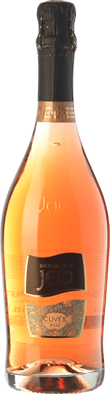 10,95 € 送料無料 | ロゼのスパークリングワイン Bisol Jeio Cuvée, Rosé — ロゼ I.G.T. Vino Spumante di Qualità イタリア Merlot — メルロー, Pinot Noir — ピノ・ノワール ボトル 75 cl