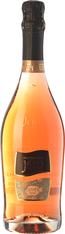 10,95 € Kostenloser Versand | Rosé Sekt Bisol Jeio Cuvée Rosé I.G.T. Vino Spumante di Qualità Italien Merlot, Spätburgunder Flasche 75 cl