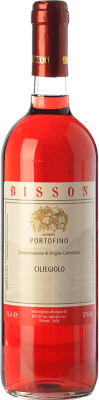 8,95 € Free Shipping | Rosé wine Bisson Rosato I.G.T. Portofino Liguria Italy Ciliegiolo Bottle 75 cl
