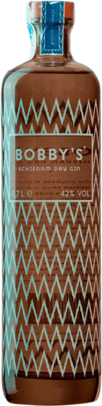 43,95 € 免费送货 | 金酒 Bobby's Gin Schiedam 荷兰 瓶子 70 cl