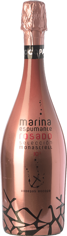 7,95 € 送料無料 | ロゼのスパークリングワイン Bocopa Marina D.O. Alicante バレンシアのコミュニティ スペイン Monastrell — モナストレル 75 cl