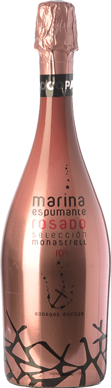 5,95 € Envio grátis | Espumante rosé Bocopa Marina Espumante D.O. Alicante Comunidade Valenciana Espanha Monastrell Garrafa 75 cl