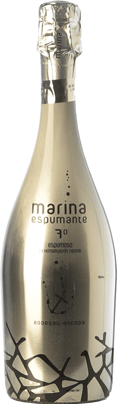 6,95 € 送料無料 | 白スパークリングワイン Bocopa Marina Espumante 7º D.O. Alicante バレンシアのコミュニティ スペイン Muscat of Alexandria ボトル 75 cl