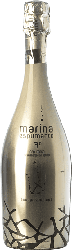 6,95 € Envio grátis | Espumante branco Bocopa Marina Espumante 7º D.O. Alicante Comunidade Valenciana Espanha Mascate de Alexandria Garrafa 75 cl