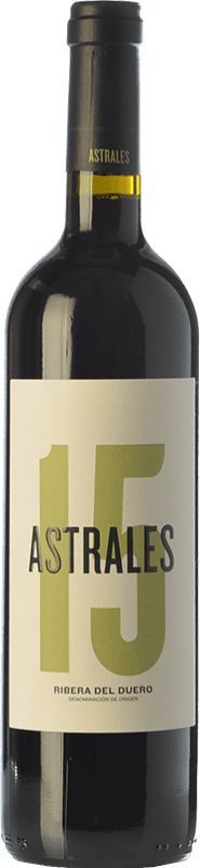 33,95 € Free Shipping | Red wine Astrales Aged D.O. Ribera del Duero Castilla y León Spain Tempranillo Bottle 75 cl