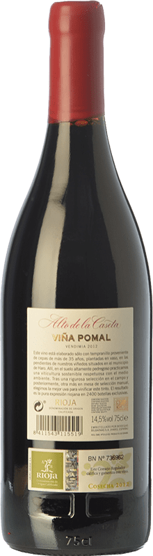 77,95 € Free Shipping | Red wine Bodegas Bilbaínas Viña Pomal Alto de la Caseta Reserva D.O.Ca. Rioja The Rioja Spain Tempranillo Bottle 75 cl