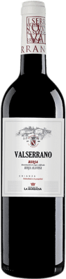 8,95 € Envío gratis | Vino tinto La Marquesa Valserrano Crianza D.O.Ca. Rioja La Rioja España Tempranillo, Mazuelo Botella 75 cl