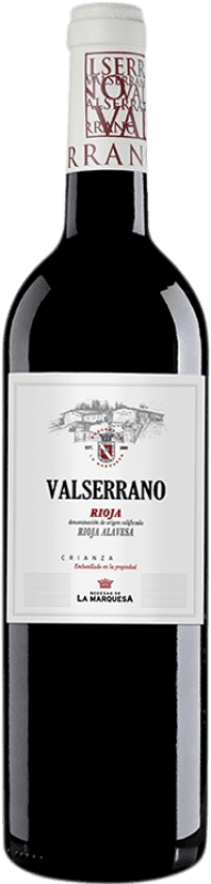 8,95 € 送料無料 | 赤ワイン La Marquesa Valserrano Crianza — クリアンサ D.O.Ca. Rioja ラ・リオハ スペイン Tempranillo — テンプラニーリョ, Mazuelo — マスエロ 75 cl