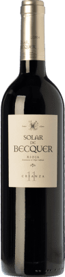 11,95 € 免费送货 | 红酒 Bodegas Escudero Solar de Becquer 岁 D.O.Ca. Rioja 拉里奥哈 西班牙 Tempranillo, Grenache, Mazuelo 瓶子 75 cl