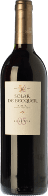 12,95 € 送料無料 | 赤ワイン Bodegas Escudero Solar de Becquer レセルバ D.O.Ca. Rioja ラ・リオハ スペイン Tempranillo — テンプラニーリョ, Garnacha — グルナッシュ, Mazuelo — マスエロ 75 cl