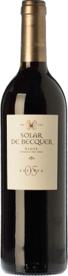 17,95 € 免费送货 | 红酒 Bodegas Escudero Solar de Becquer 预订 D.O.Ca. Rioja 拉里奥哈 西班牙 Tempranillo, Grenache, Mazuelo 瓶子 75 cl