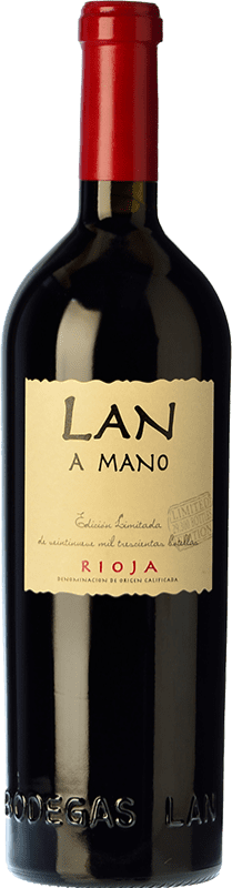 45,95 € Kostenloser Versand | Rotwein Lan a Mano Crianza — Kurze Fassreifung D.O.Ca. Rioja La Rioja Spanien Tempranillo, Graciano, Mazuelo Flasche 75 cl