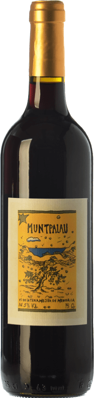 9,95 € Free Shipping | Red wine Bodegas Menorquinas Ferrer de Muntpalau Vermell Crianza I.G.P. Vi de la Terra de Illa de Menorca Balearic Islands Spain Merlot, Cabernet Sauvignon Bottle 75 cl