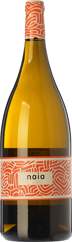 16,95 € Kostenloser Versand | Weißwein Naia D.O. Rueda Kastilien und León Spanien Verdejo Magnum-Flasche 1,5 L