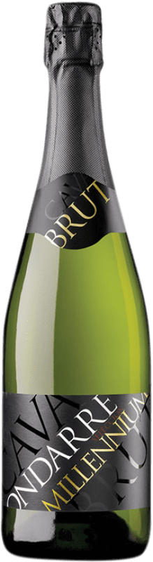 6,95 € 送料無料 | 白スパークリングワイン Ondarre Millennium Brut 若い D.O. Cava カタロニア スペイン Viura ボトル 75 cl