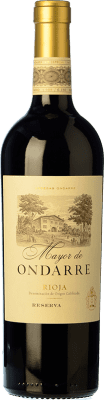 33,95 € Бесплатная доставка | Красное вино Ondarre Mayor Especial Резерв D.O.Ca. Rioja Ла-Риоха Испания Tempranillo, Mazuelo бутылка 75 cl