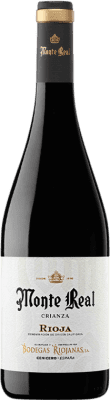 13,95 € 免费送货 | 红酒 Bodegas Riojanas Monte Real 岁 D.O.Ca. Rioja 拉里奥哈 西班牙 Tempranillo 瓶子 75 cl