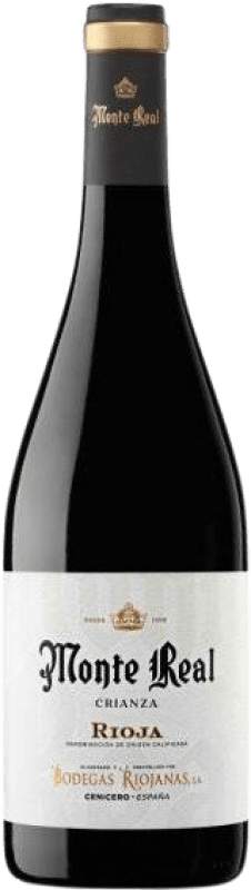8,95 € Envoi gratuit | Vin rouge Bodegas Riojanas Monte Real Crianza D.O.Ca. Rioja La Rioja Espagne Tempranillo Bouteille 75 cl