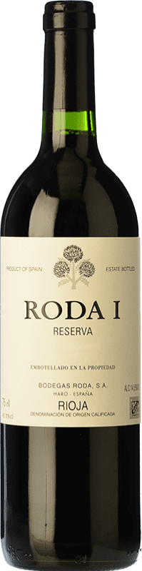 58,95 € Бесплатная доставка | Красное вино Bodegas Roda Roda I Резерв D.O.Ca. Rioja Ла-Риоха Испания Tempranillo бутылка 75 cl