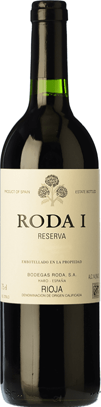 61,95 € Бесплатная доставка | Красное вино Bodegas Roda Roda I Резерв D.O.Ca. Rioja Ла-Риоха Испания Tempranillo бутылка 75 cl