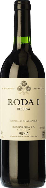 128,95 € Envío gratis | Vino tinto Bodegas Roda Roda I Reserva D.O.Ca. Rioja La Rioja España Tempranillo Botella Magnum 1,5 L
