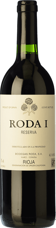47,95 € Envío gratis | Vino tinto Bodegas Roda Roda I Reserva D.O.Ca. Rioja La Rioja España Tempranillo Botella Medium 50 cl