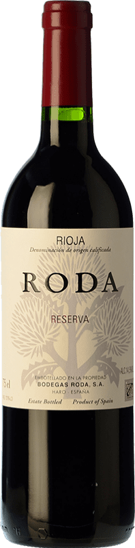 71,95 € 免费送货 | 红酒 Bodegas Roda 预订 D.O.Ca. Rioja 拉里奥哈 西班牙 Tempranillo, Grenache, Graciano 瓶子 Magnum 1,5 L