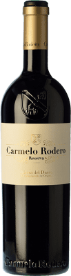 48,95 € 免费送货 | 红酒 Carmelo Rodero 预订 D.O. Ribera del Duero 卡斯蒂利亚莱昂 西班牙 Tempranillo, Cabernet Sauvignon 瓶子 75 cl