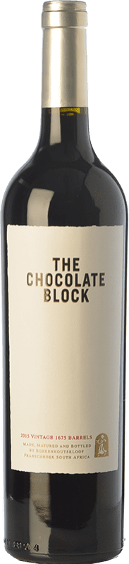 34,95 € Envoi gratuit | Vin rouge Boekenhoutskloof Chocolate Block Crianza I.G. Swartland Swartland Afrique du Sud Syrah, Grenache, Cabernet Sauvignon, Cinsault, Viognier Bouteille 75 cl