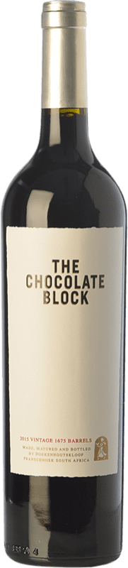 36,95 € Envío gratis | Vino tinto Boekenhoutskloof The Chocolate Block Crianza I.G. Swartland Swartland Sudáfrica Syrah, Garnacha, Cabernet Sauvignon, Cinsault, Viognier Botella 75 cl
