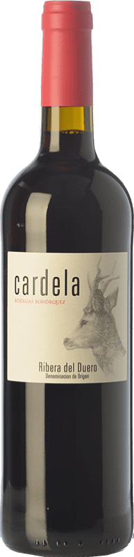 18,95 € Free Shipping | Red Wine Bohórquez Cardela Crianza — Aged D.O. Ribera del Duero Castilla y León Spain Tempranillo, Merlot, Cabernet Sauvignon Bottle 75 cl