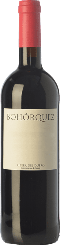 31,95 € 免费送货 | 红酒 Bohórquez 预订 D.O. Ribera del Duero 卡斯蒂利亚莱昂 西班牙 Tempranillo, Merlot, Cabernet Sauvignon 瓶子 75 cl
