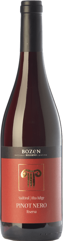 33,95 € 送料無料 | 赤ワイン Bolzano レセルバ D.O.C. Alto Adige トレンティーノアルトアディジェ イタリア Pinot Noir — ピノ・ノワール 75 cl